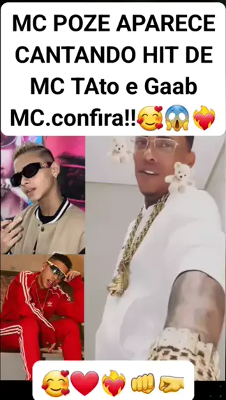 MC poze pagando pau para a música do MC Tato e Gaab MC viral