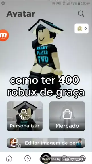 como ganhar 400 robux de graça no roblox. 