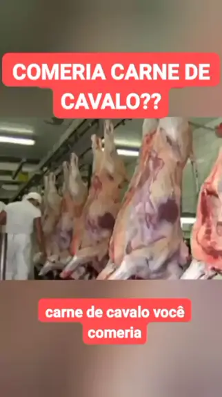 Abatedouro clandestino vendia carne de cavalo como sendo de boi em