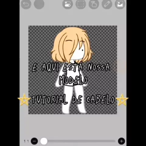 Gacha Life - Tutorial - Cabelo Realista