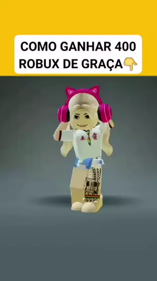 COMO GANHAR ROBUX DE GRAÇA NO ROBLOX PELO CELULAR !! 😱😱 