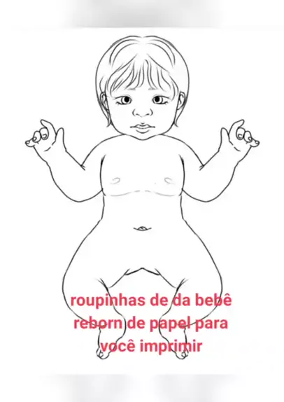 Molde pra fazer bebê de papael #bebereborni #bebe #papael