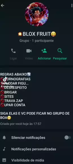 Grupo de WhatsApp BLOX FRUIT 2023