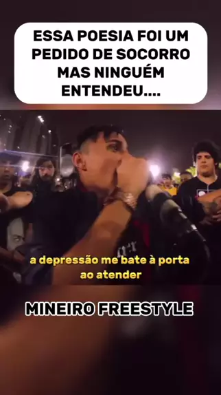 A última poesia de MC Mineiro nas batalhas #mcmineiro