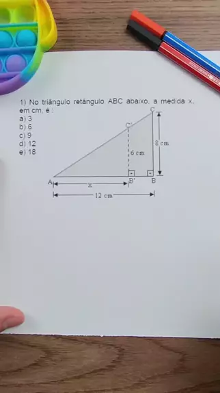 Aula 3 - Em um triângulo ABC são dados 𝐀 = 30°, b = 2√𝟑 e c = 3