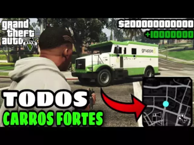 ONDE ENCONTRAR CARRO FORTE NO GTA 5 