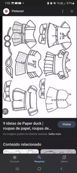 Paper Duck Pelucia Roupa
