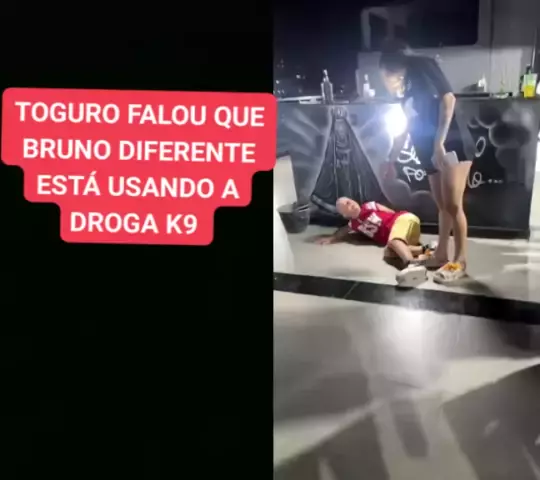 CapCut_bruno diferente usou k9 vídeo