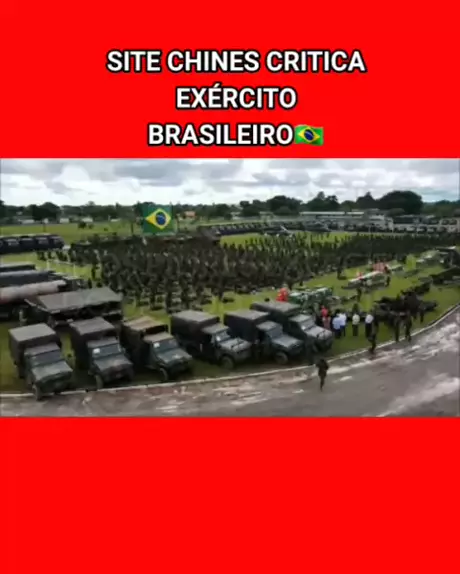 Maior site chinês debocha do Exército Brasileiro