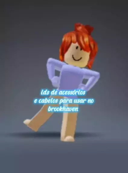 id de cabelo para usar no roblox