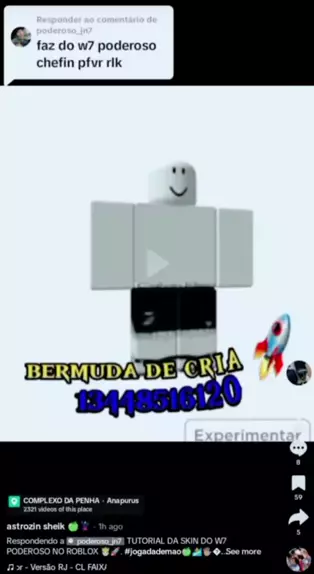 Ideia de Skin Roblox #roblox #plug #skin #brookhaven #cria #rj