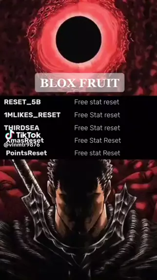blox fruit codes stat reset