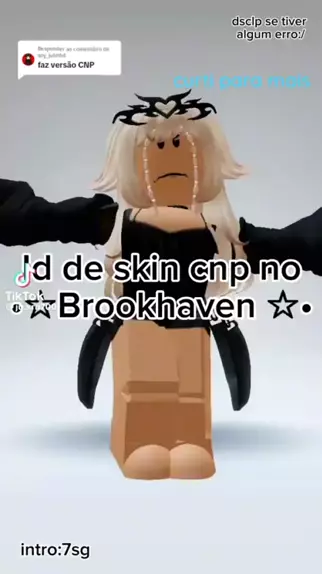 como fazer skin cnp no brookhaven feminino