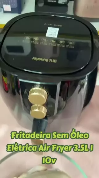 Fritadeira Sem Óleo Air fryer Eos Chef Gourmet 4 Litros Preto Eaf40p 110v :  : Cozinha