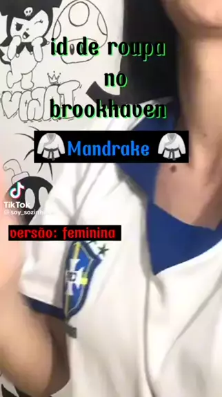 id de roupas de mandrake no brookhaven｜TikTok Search