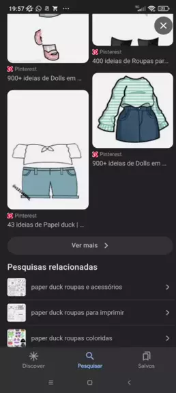 COMO DESENHAR ROUPAS PARA PAPER DUCK, paper duck roupas para imprimir 