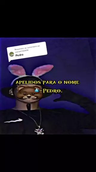 Pedro - Apelido e nome para Pedro