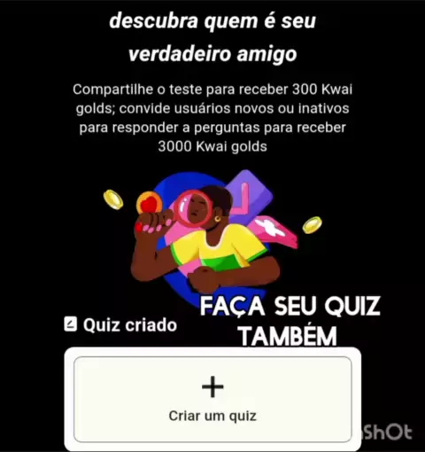 Quiz sobre mim para amigos