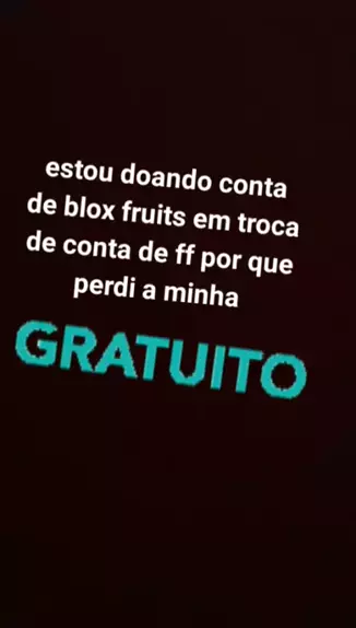 doando conta de blox fruits gratis