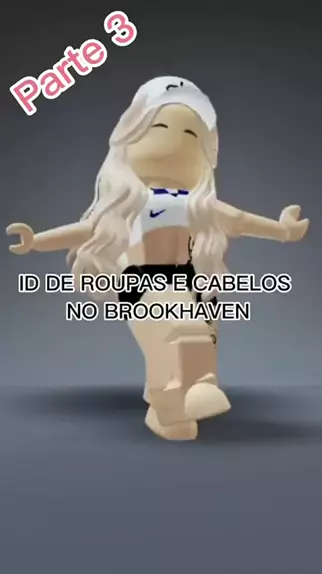 id de roupas e cabelos para usar parte 2 roblox