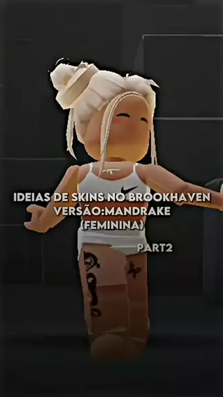 ideias de skin no brookhaven na nova atualizacao