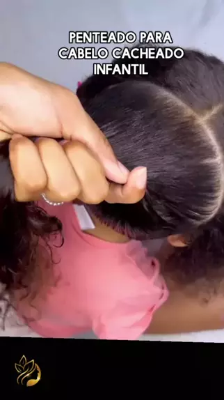 penteado infantil para formatura cabelo cacheado