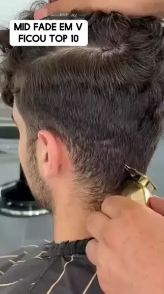 💈✂️TUTORIAL Corte de Cabelo Degradê Corte em V marcado Passo a