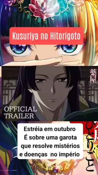 Kusuriya no Hitorigoto' estreia em outubro