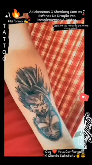 Flow Tattoo - Os melhores Tatuadores – Goku X Vegeta