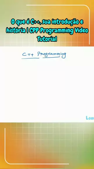 O que é C sua introdução e história CPP Programming Video Tutorial