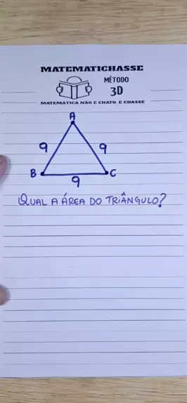 Elementos básicos do triângulo! #Matemática #triângulo #enem