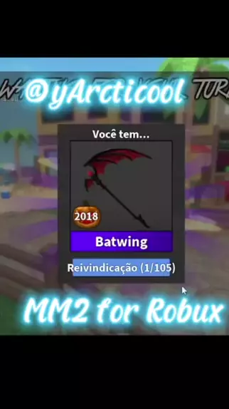 Batwing Knife Skin - Roblox