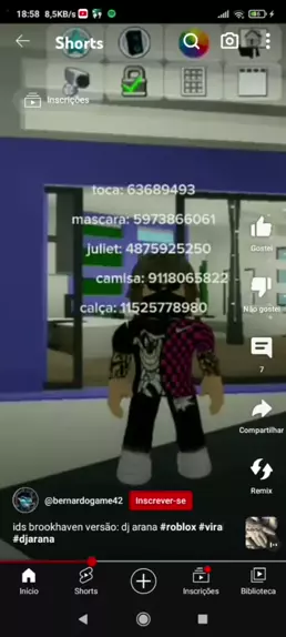 🔥IDs FUNK😈 ( Dj Arana) ‹ Roblox › 