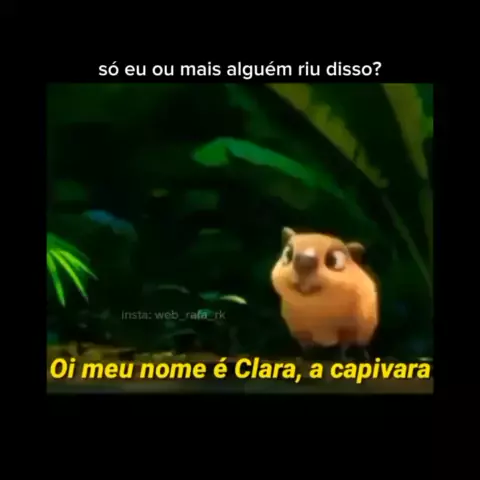 capivara desenho meme