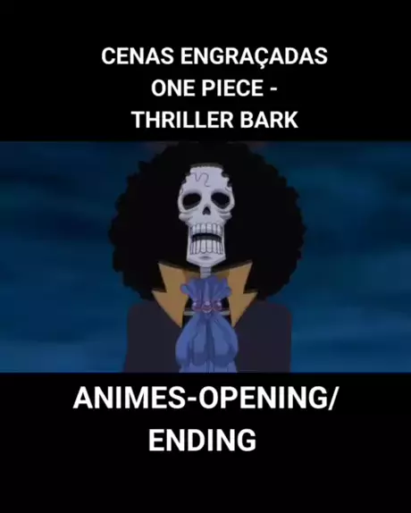 CENAS ENGRAÇADAS DE ONE PIECE DUBLADO (THRILLER BARK) 