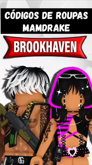 id códigos de roupas para usa no brookhavem versão emo #roblox