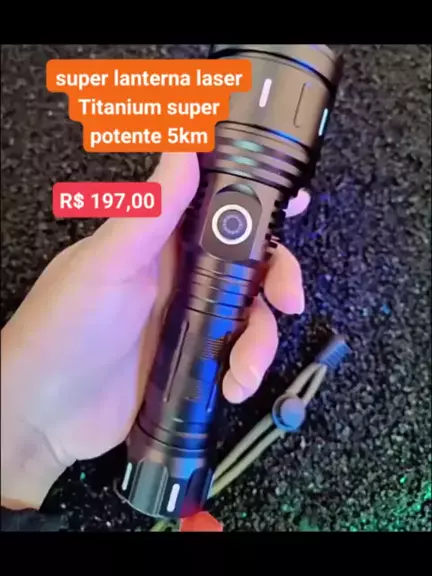 Lanterna com Laser Titanium em Oferta