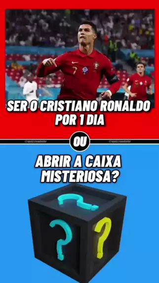 Cristiano Ronaldo? Para perguntas fáceis respostas simples