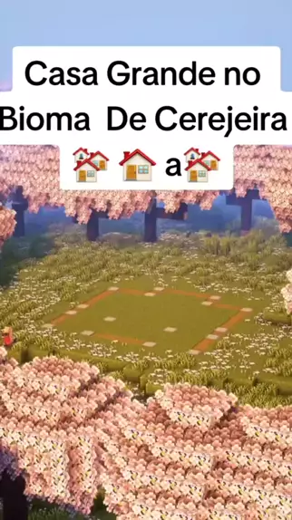 Casa Rosa de Cerejeira #minecraft