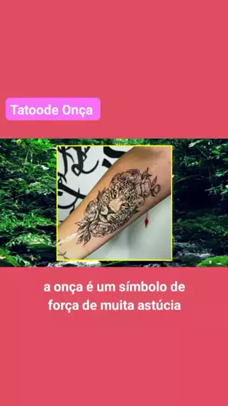 Significado tattoo onça #oncapintada #oncatattoo #tatuagemonça