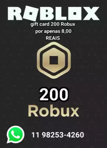 gift card roblox 10 reais