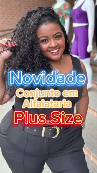 Conjunto Feminino Alfaiataria Plus Size