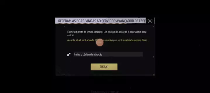 qual o codigo do servidor avancado ff 2023