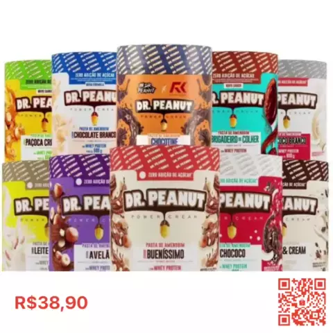 Dr Peanut sabor chocolate branco ❤️