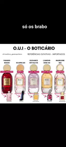 Perfume o.u.i l'amour-esse 142 eau de parfum feminino - O BOTICÁRIO - Perfume  Feminino - Magazine Luiza
