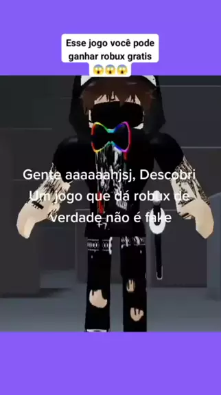 ESSE JOGO DA ROBUX GRÁTIS DE VERDADE ! 