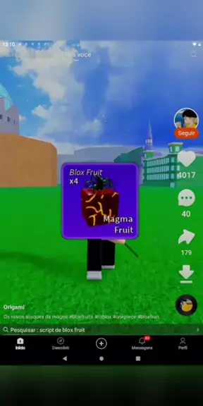 Magma Fruit System, ROBLOX