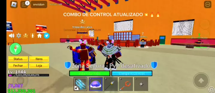 Blox Fruit : Control Control Combo ( Ope Ope Combo) 