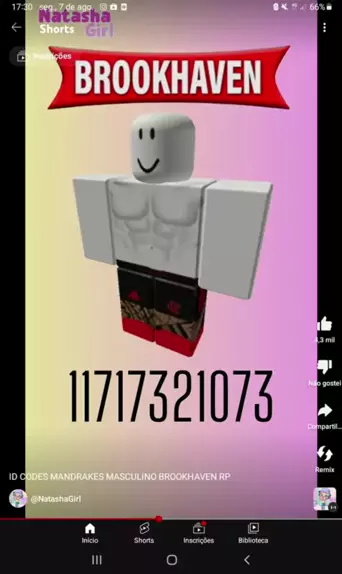 id roblox brookhaven girl