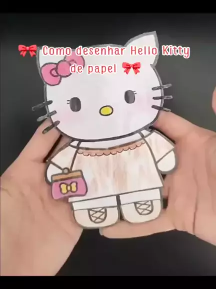 Como desenhar a Hello Kitty  Tutorial de desenho passo a passo